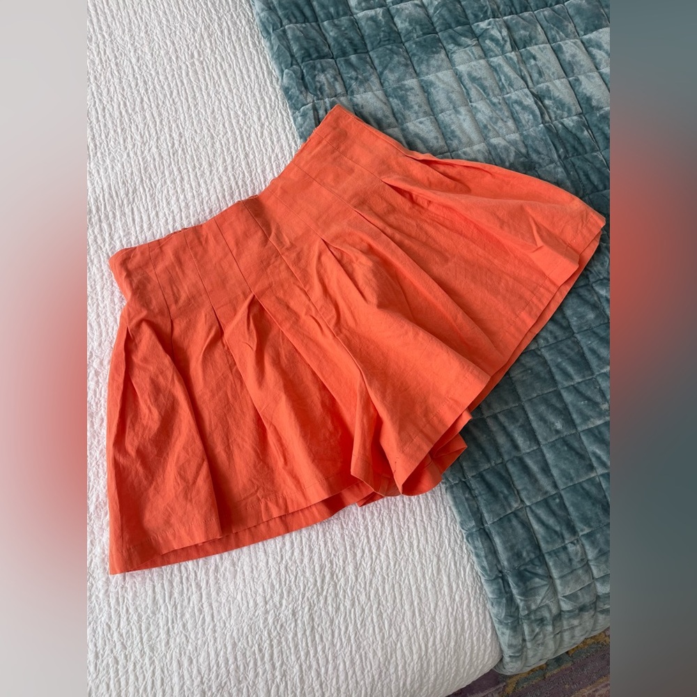 Loveriche orange flowy shorts. NEW WITH TAGS! Size small!